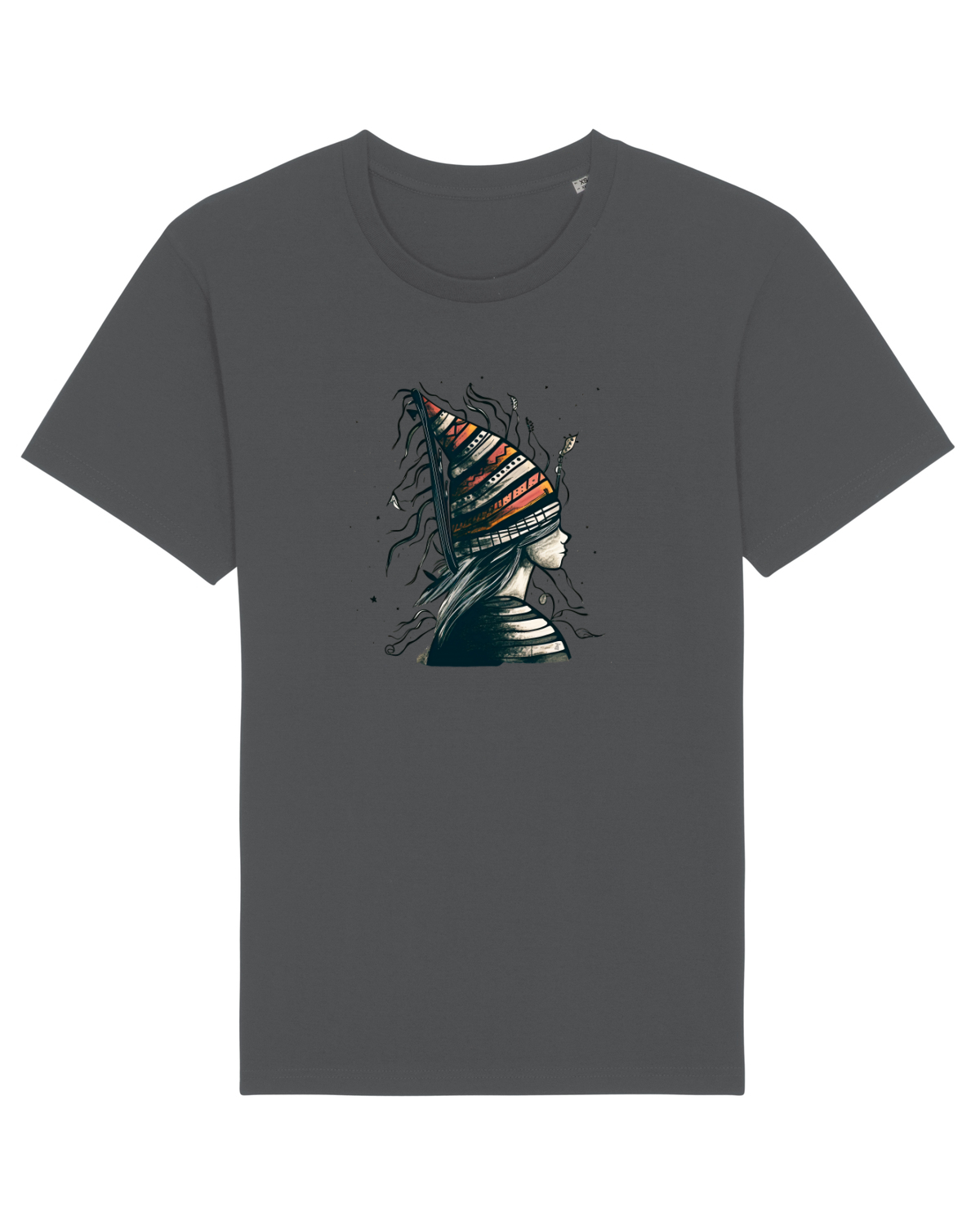 Tricou mânecă scurtă Unisex Rocker Anthracite