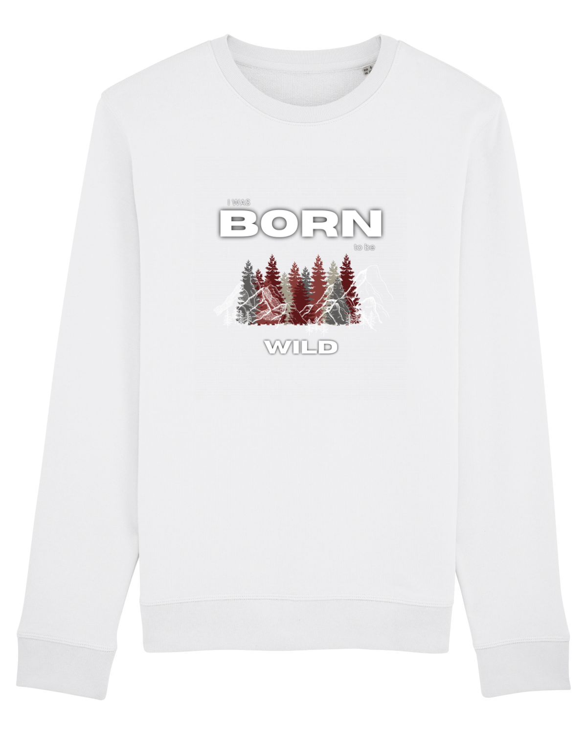 Bluză mânecă lungă Unisex Rise White