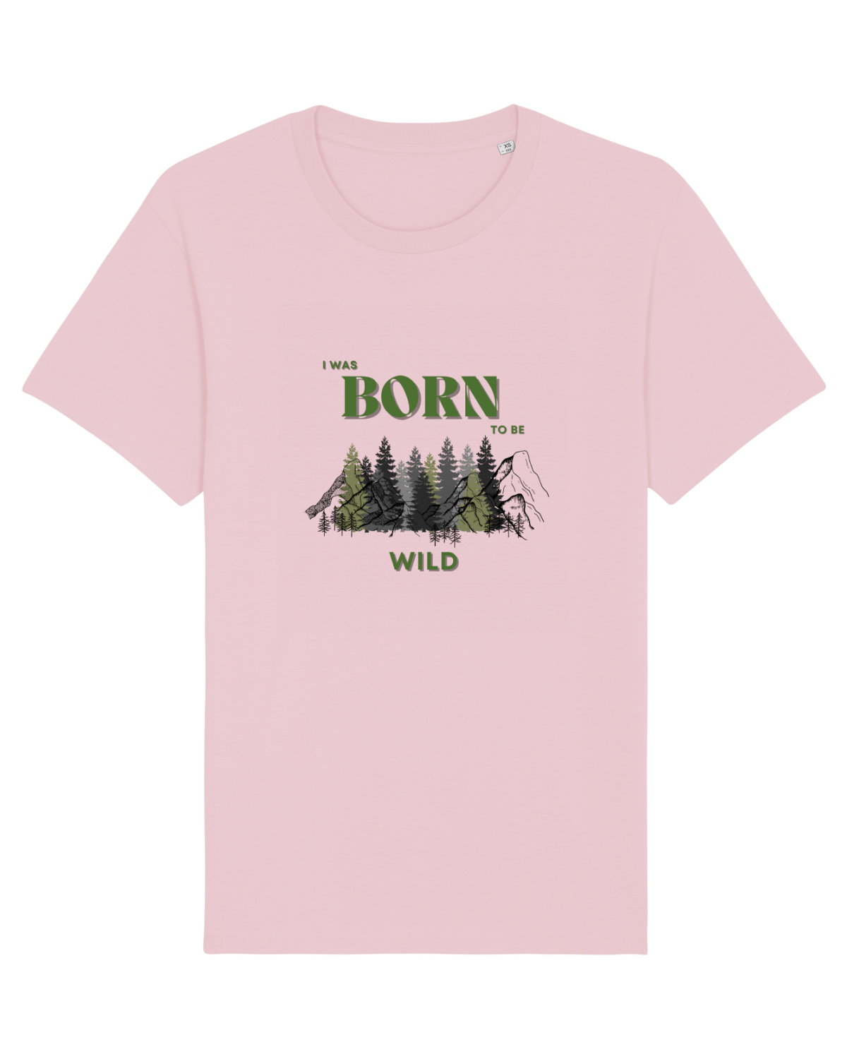 Tricou mânecă scurtă Unisex Rocker Cotton Pink