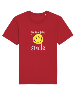 be the first to smile Tricou mânecă scurtă Unisex Rocker