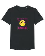 be the first to smile Tricou mânecă scurtă guler larg Bărbat Skater