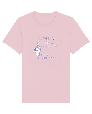 I would like to apologize for all my mistakes Cotton Pink