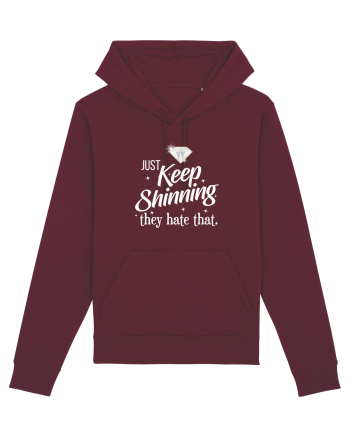 Keep Shinning Burgundy