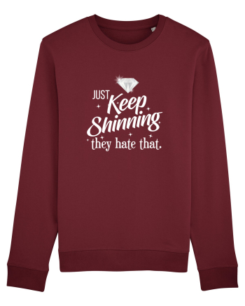 Keep Shinning Burgundy