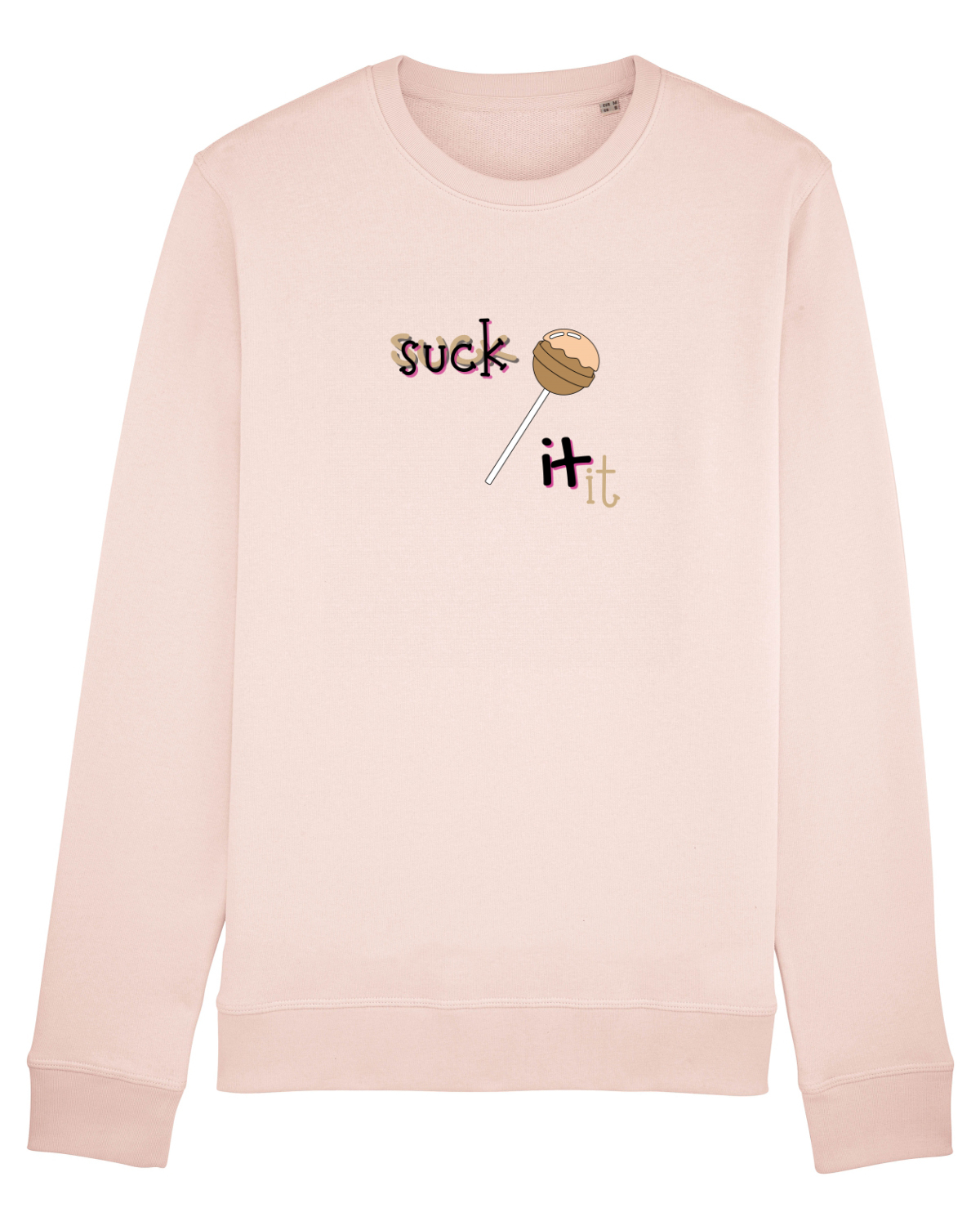 Bluză mânecă lungă Unisex Rise Candy Pink