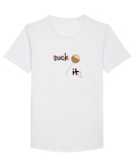 suck it . Tricou mânecă scurtă guler larg Bărbat Skater