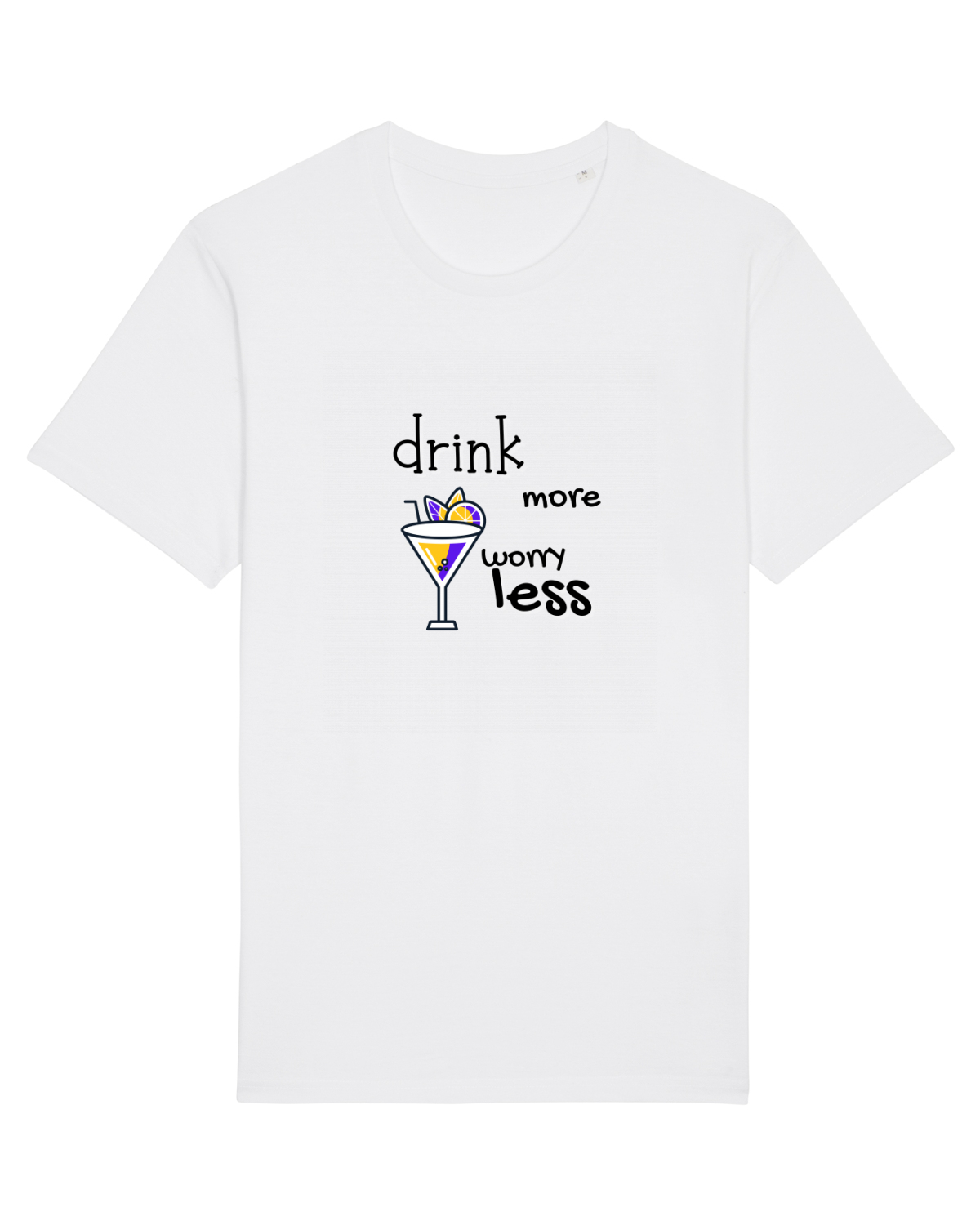Tricou mânecă scurtă Unisex Rocker White