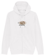 i hate everything Hanorac cu fermoar Unisex Connector