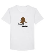 wake and bake Tricou mânecă scurtă guler larg Bărbat Skater