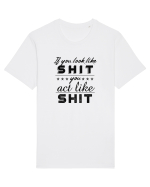 If you look like shit Tricou mânecă scurtă Unisex Rocker