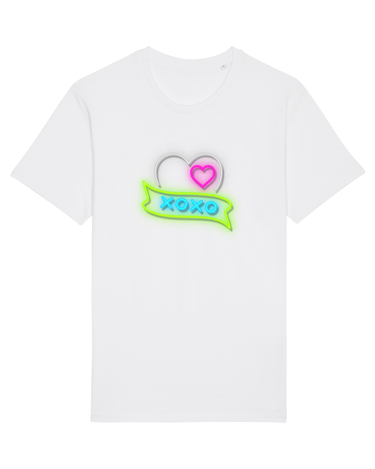 Tricou mânecă scurtă Unisex Rocker White