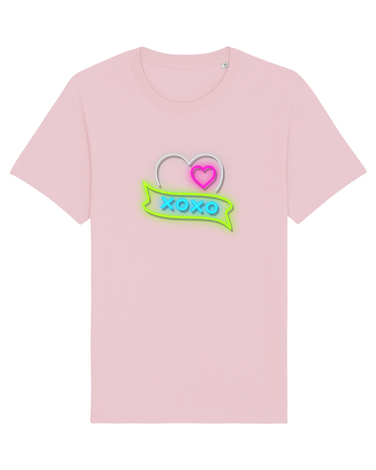 Tricou mânecă scurtă Unisex Rocker Cotton Pink