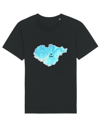 Sălaj County Map Black