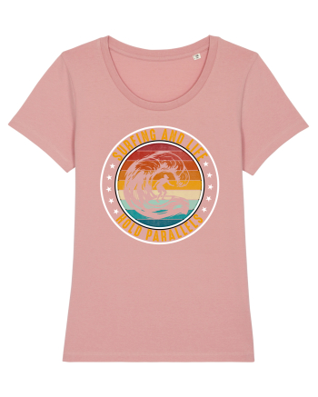 Surfing And Life Hold Parallels Canyon Pink