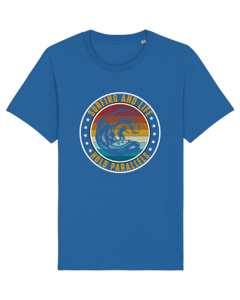 Surfing And Life Hold Parallels Royal Blue