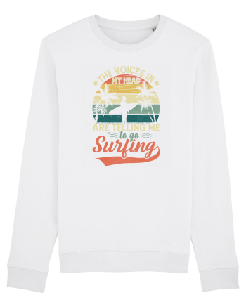 The Voices In My Head Are Telling Me To Go Surfing White