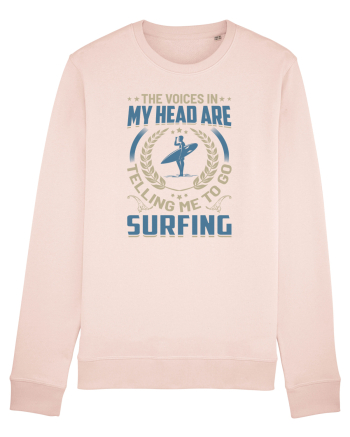 The Voices In My Head Are Telling Me To Go Surfing Candy Pink