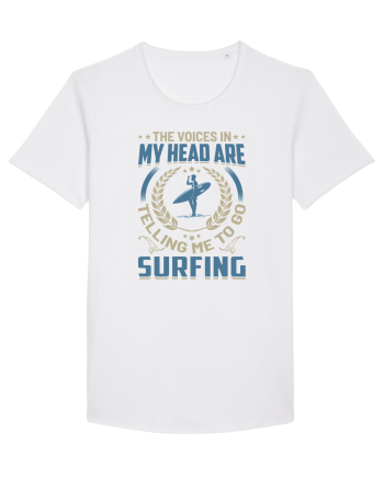 The Voices In My Head Are Telling Me To Go Surfing White
