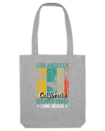 Los Angeles California Surfing Long Beach Heather Grey