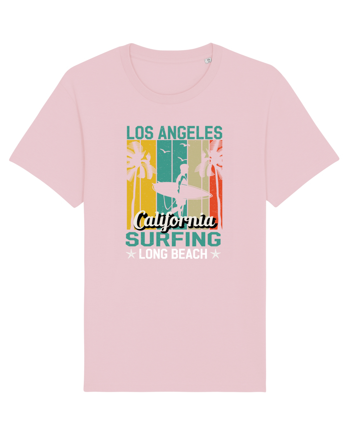 Tricou mânecă scurtă Unisex Rocker Cotton Pink