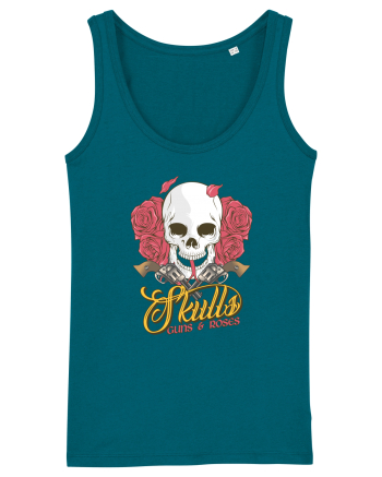 Skulls Guns Roses Ocean Depth