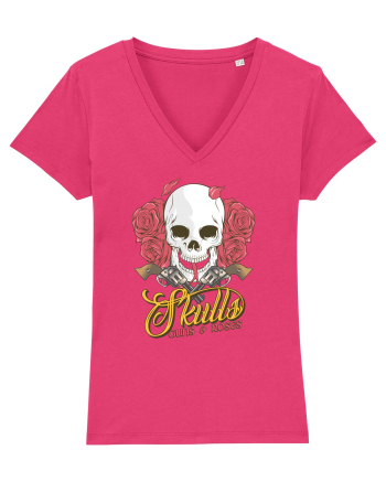 Skulls Guns Roses Raspberry