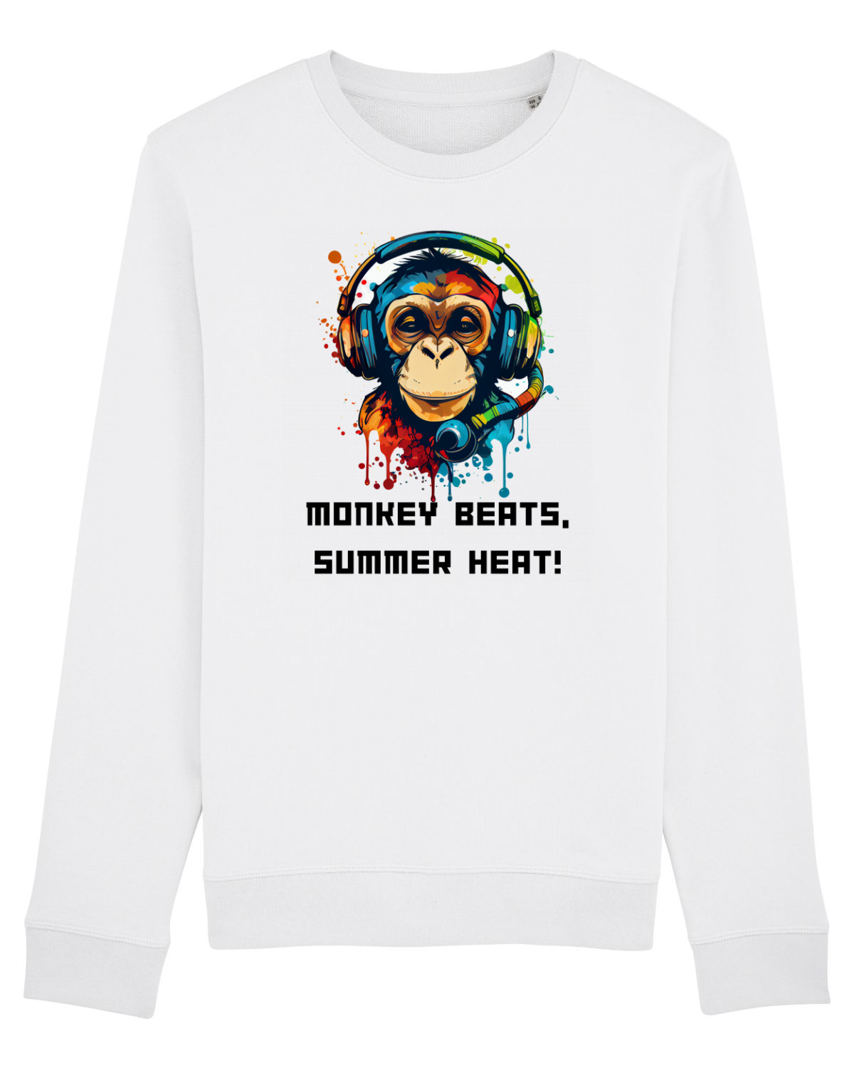 Bluză mânecă lungă Unisex Rise White