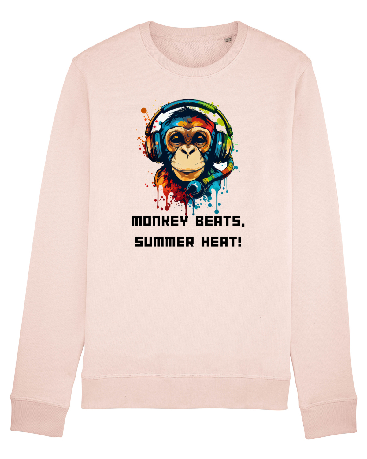 Bluză mânecă lungă Unisex Rise Candy Pink