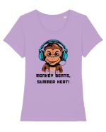 MONKEY BEATS - V4 Tricou mânecă scurtă guler larg fitted Damă Expresser