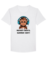 MONKEY BEATS - V4 Tricou mânecă scurtă guler larg Bărbat Skater