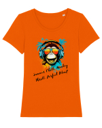 SUMMER CHILL - V4 Tricou mânecă scurtă guler larg fitted Damă Expresser