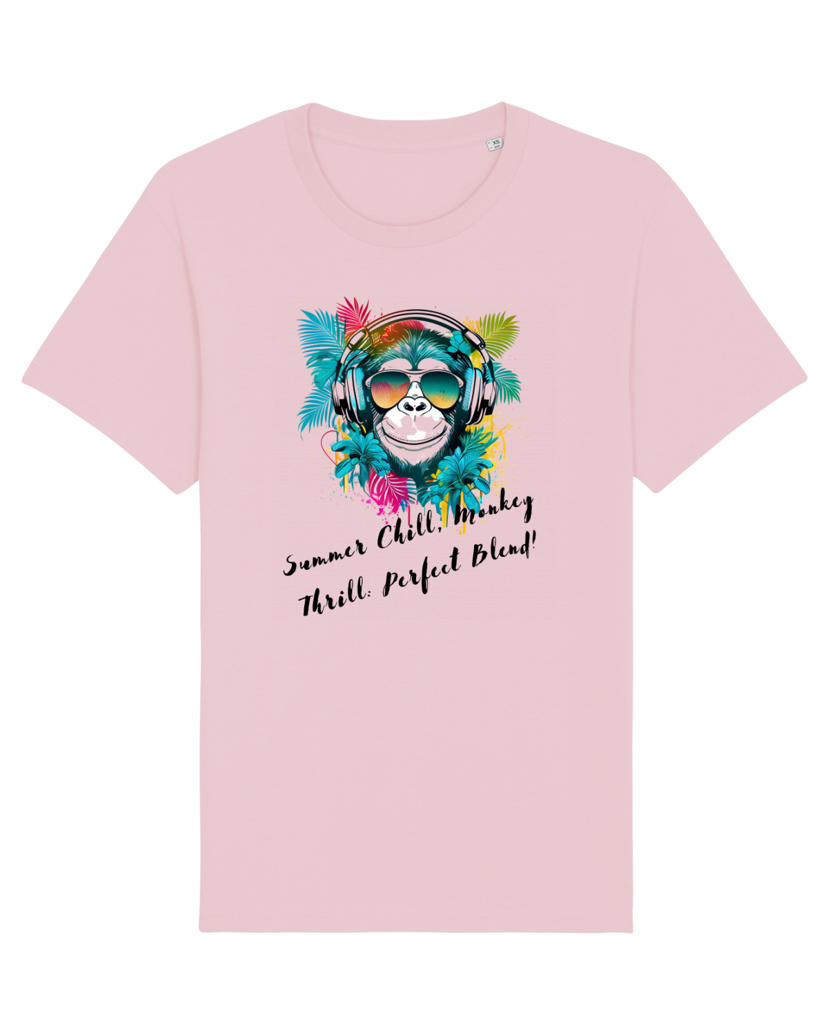 Tricou mânecă scurtă Unisex Rocker Cotton Pink
