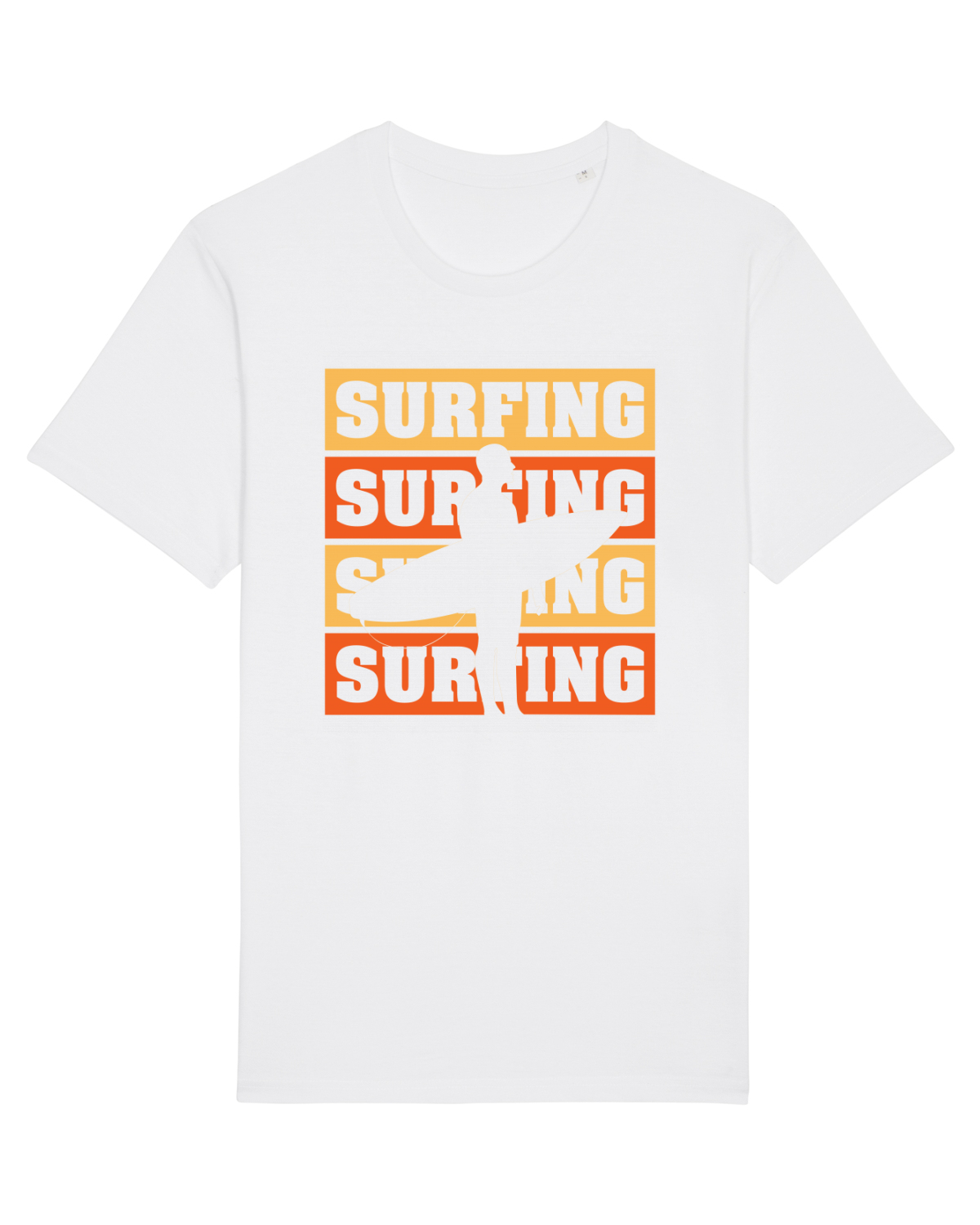 Tricou mânecă scurtă Unisex Rocker White