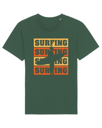 Surfing Surfing Surfing Surfing Bottle Green
