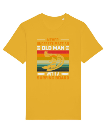 NEVER Underestimate An Old Man With A Surfing Board Spectra Yellow