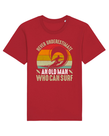 Never Underestimate An Old Man Who Can Surf Red