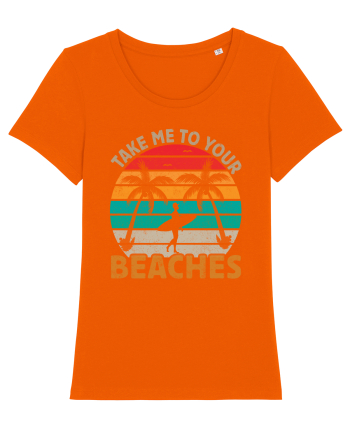 Take me to your beaches Bright Orange