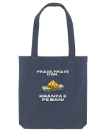 Frate frate, dar branza e pe bani Sacoșă textilă