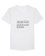 Azi esti tanar maine  te trage curentul Tricou mânecă scurtă guler larg Bărbat Skater