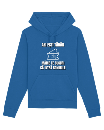 Azi esti tanar maine te bucuri ca intra bonurile Royal Blue