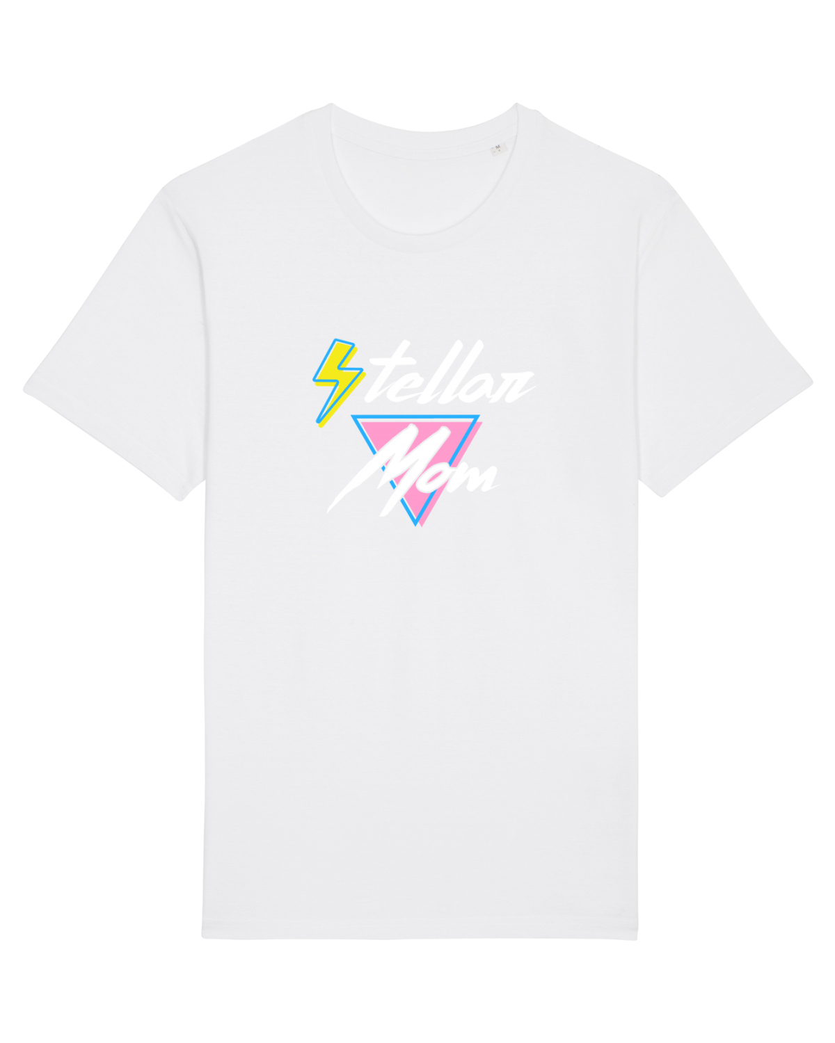 Tricou mânecă scurtă Unisex Rocker White