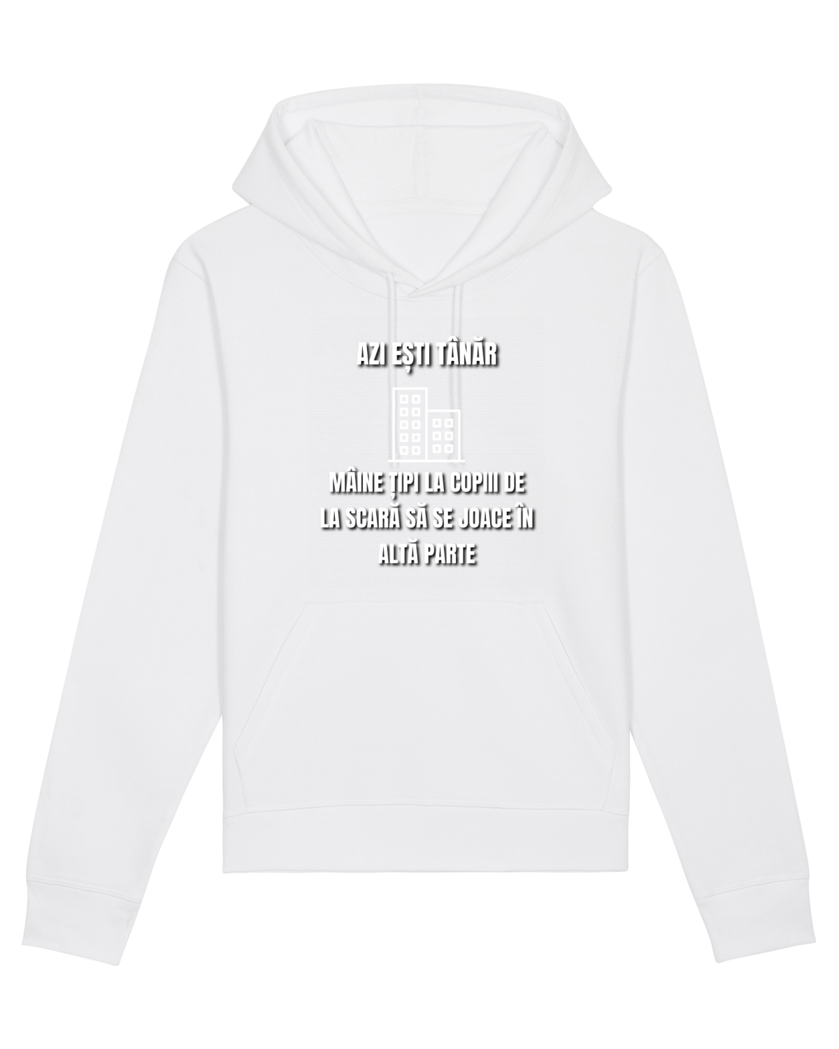 Hanorac Unisex Drummer White