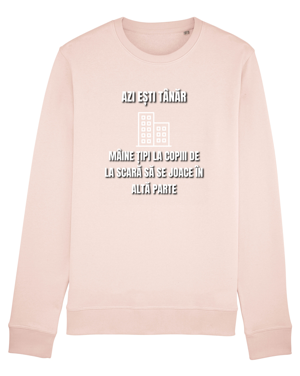 Bluză mânecă lungă Unisex Rise Candy Pink