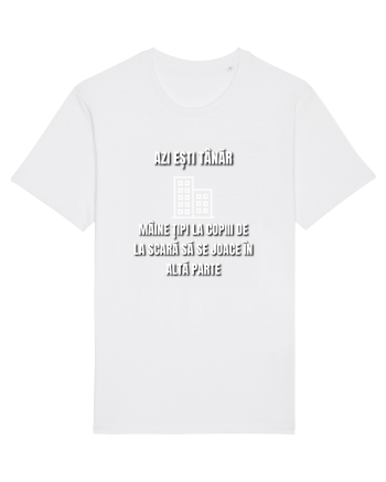 Azi esti tanar maine tipi la copiii de la scara sa se joace in alta parte White