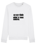 Azi esti tanar maine  te trage curentul Bluză mânecă lungă Unisex Rise