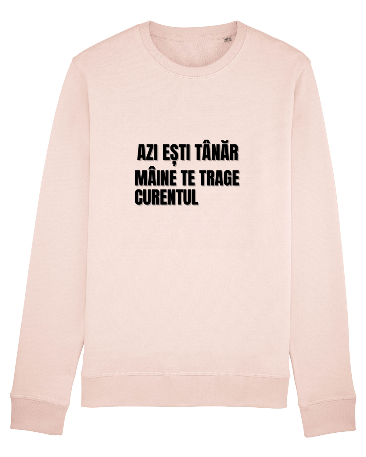 Bluză mânecă lungă Unisex Rise Candy Pink