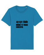 Azi esti tanar maine  te trage curentul Tricou mânecă scurtă Unisex Rocker