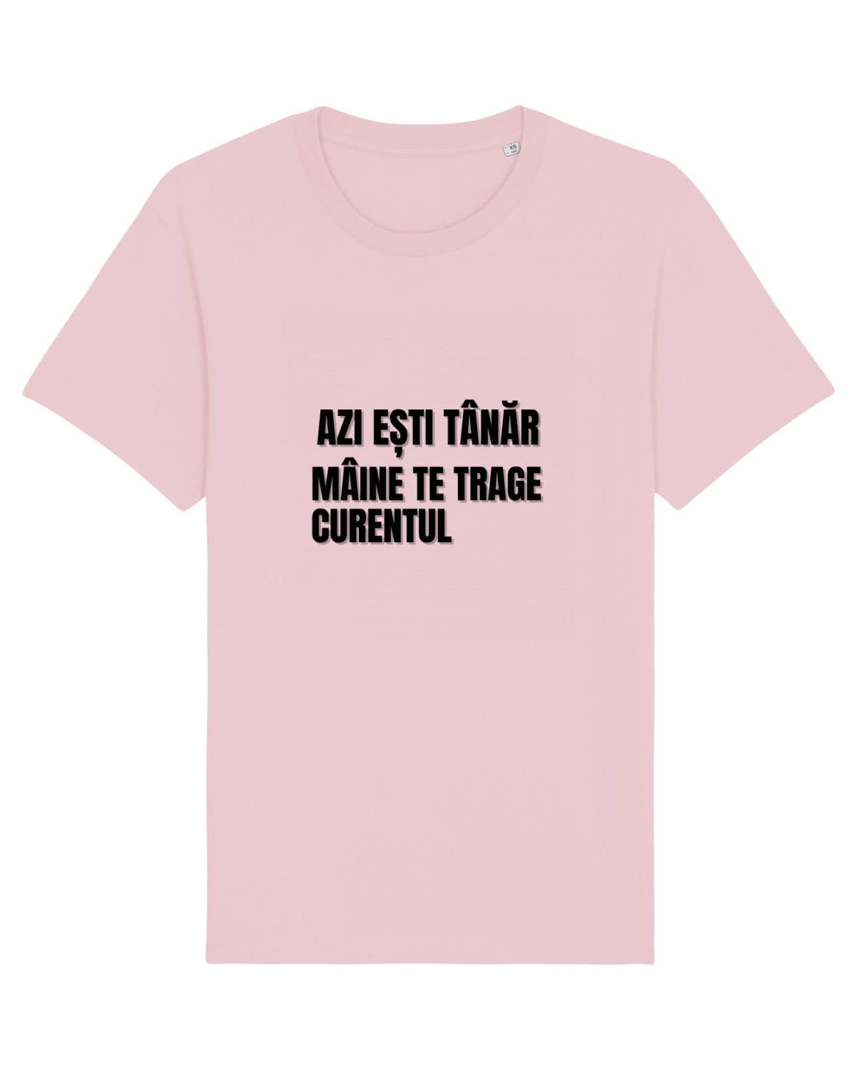 Tricou mânecă scurtă Unisex Rocker Cotton Pink