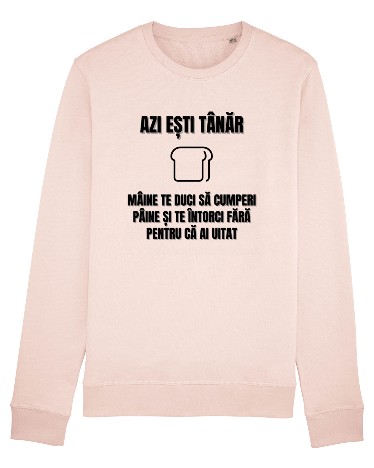Bluză mânecă lungă Unisex Rise Candy Pink