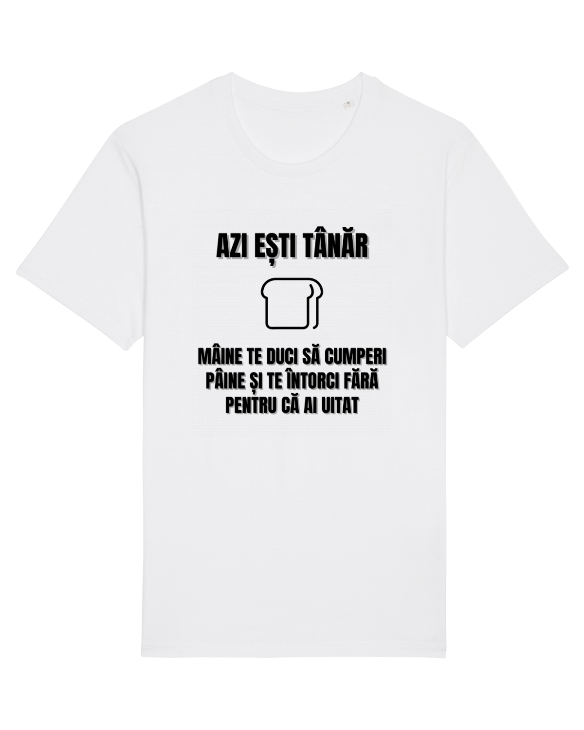 Tricou mânecă scurtă Unisex Rocker White